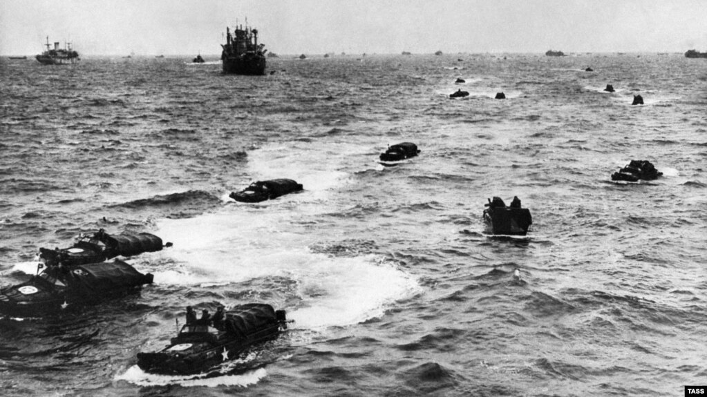 The June 6, 1944, landing in France's Normandy region was the largest amphibious and air landing in history.