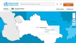 Картата на СЗО показва, че в Туркменистан заразени и починали от COVID-19 няма