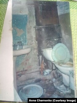 Разбитый туалет в "новой" квартире