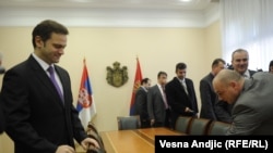 Predstavnici kosovskih Srba sa Borislavom Stefanovićem u Beogradu, 17. novembra 2011