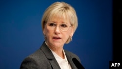 Швеция сыртқы істер министрі Маргот Вальстром.