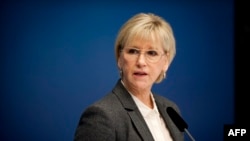 Ministrja e jashtme e Suedisë, Margot Wallstrom 