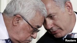 بنیامین نتانیاهو و محمود عباس