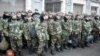 Сотрудники министерства внутренних дел Грузии оцепили здание Группы российских войск в Закавказье