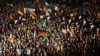 В Дрездене тысячи человек вышли на антиисламскую акцию протеста
