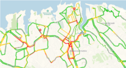 Пробки в Севастополе 30 декабря 2019 года