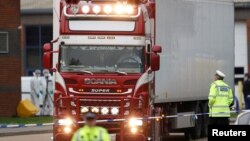 Cele 39 de cadavre au fost descoperite într-un camion din comitatul britanic Essex