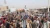 FILE: Residents of the northeastern Afghan province of Kunduz protest against civilian casualties in 2016