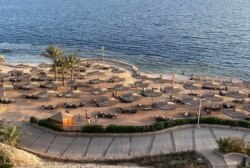 Пляж у Шарм-ель-Шейху неподалік від готелю журналістки