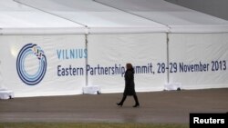 La Vilnius, în timpul summitului Parteneriatului Estic al UE