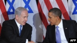 U.S. President Barack Obama (right) and Israeli Prime Minister Benjamin Netanyahu in 2011