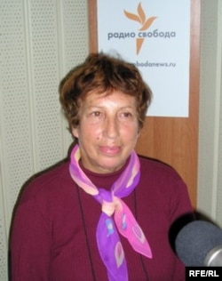 Татьяна Никольская в студии Радио Свобода