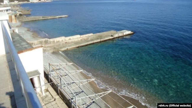 Выход к морю пансионата «Глициния» в Нижней Ореанде