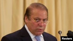 Pakistani Prime Minister Nawaz Sharif (file photo)