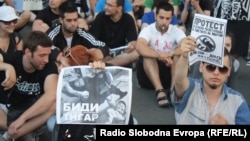 Протести против полициска бруталност, поради убиството на Мартин Нешкоски, на 10 јуни во Скопје.