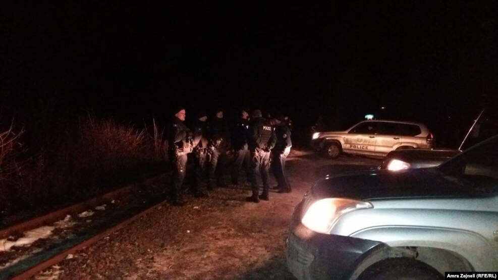 Policia e Kosovës në pikën kufitare Jarinë, 14 janar 2017