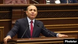 Armenia - Prime Minister Hovik Abrahamian (archive photo)