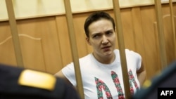Надія Савченко під час засідання суду. Архівне фото