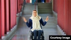 Iranian archer Zahra Nemati was eliminated from the Rio Olympics early but urged other disabled people to follow their Olympic dreams.