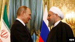 V.Putin və H.Rouhani