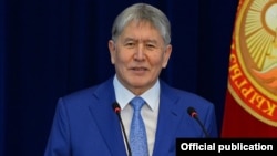 Президент Кыргызстана Алмазбек Атамбаев. 