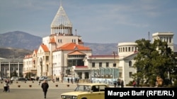 The parliament of Nagorno-Karabakh in Stepanakert