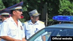 Kyrgyzstan - GAI. Police \militia. Traffic police. Bishkek, on July 22 2012. Source: www.gov.kg