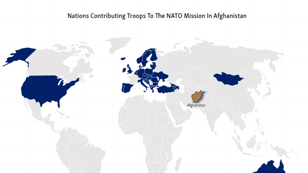 Nations Contributing To The Nato Mission In Afghanistan 3848