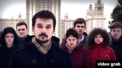 Ресейлік студенттердің украиналық замандастарына видео-үндеуінен скриншот.