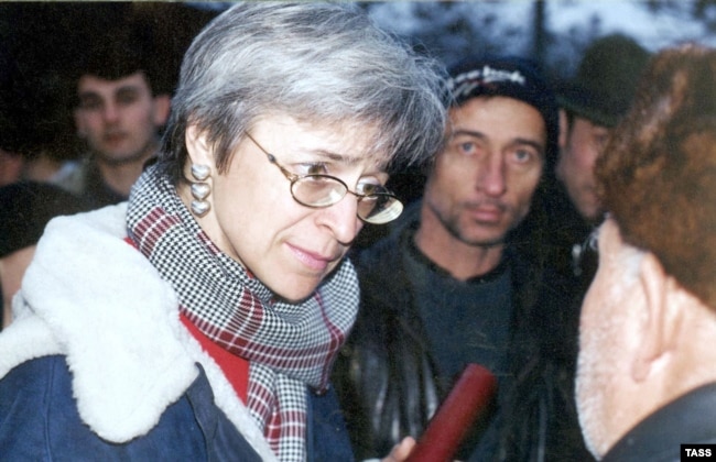 Anna Politkovskaya.