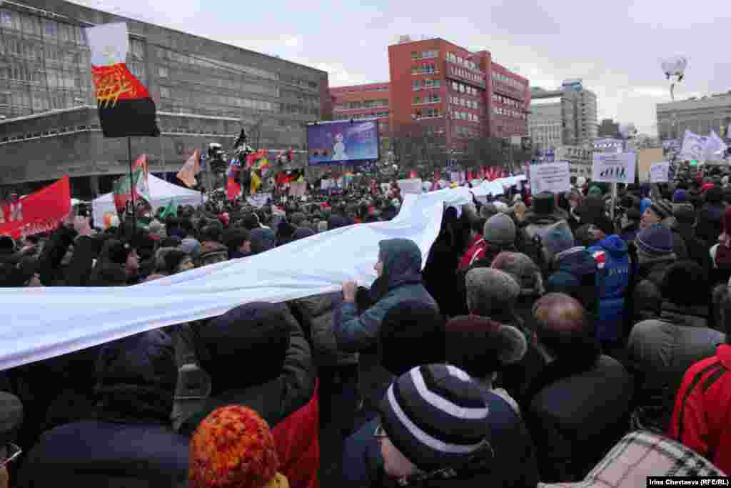 Митинг на проспекте Академика Сахарова