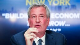 Kryetari i qytetit të Nju Jorkut, Bill de Blasio.