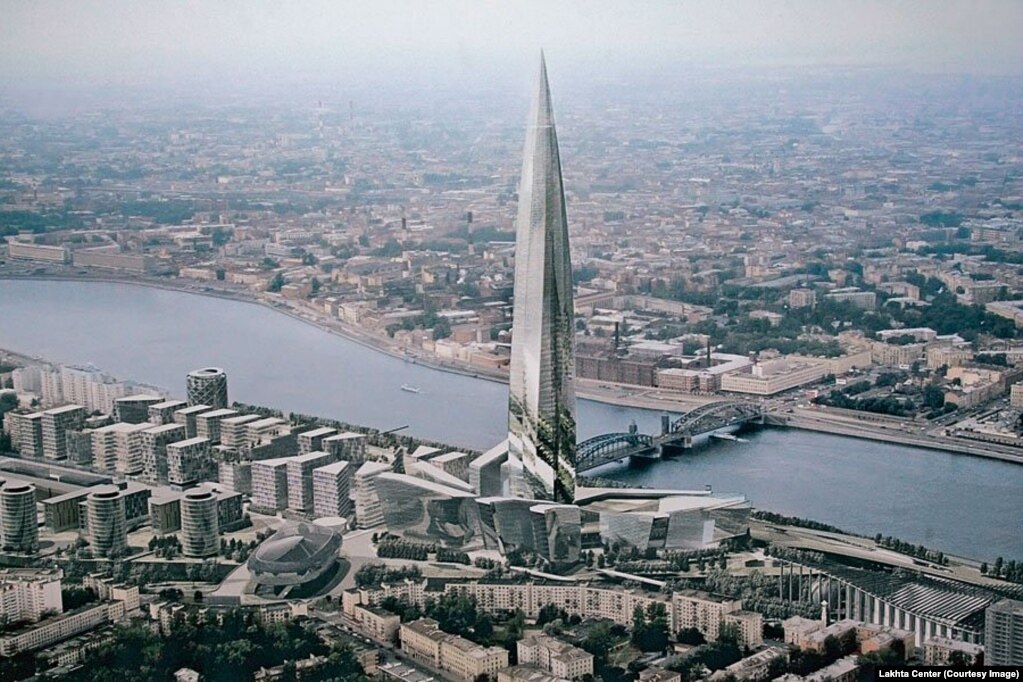 above st petersburg europe s tallest skyscraper takes shape