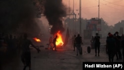 Антиправительственные выступления в Багдаде. 5 октября 2019 года