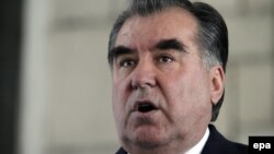 Tajik President Emomali Rahmon 