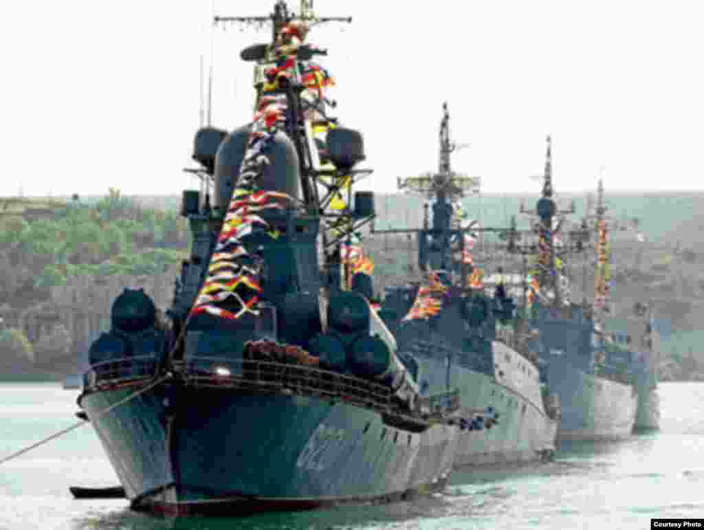 Moldova - Russian military ships in the Black Sea, undated