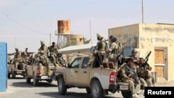 Afghan special forces in Kunduz city, September 29.