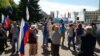 Акция оппозиции в Новосибирске 