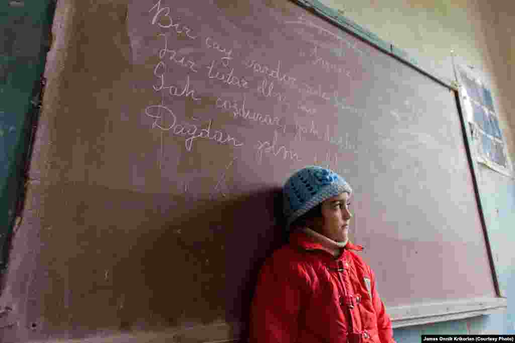 Ethnic Armenians and Azeris study in separate classrooms, but often help each other with homework after school hours.