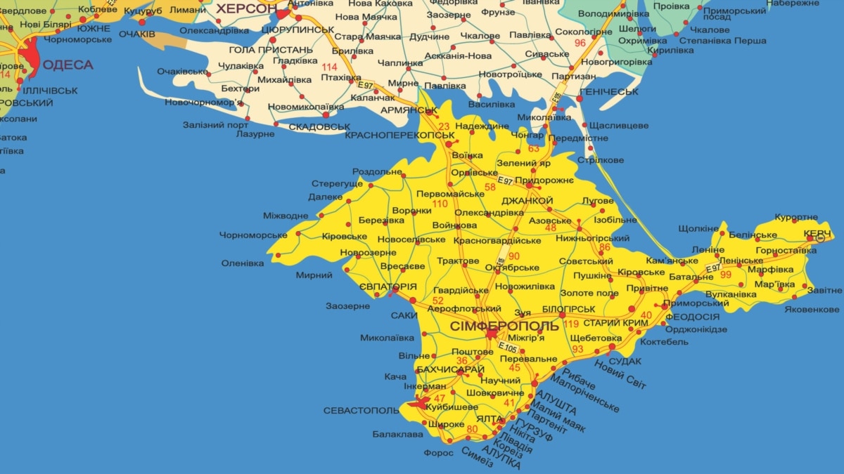 Карта новостроек Крыма 2023