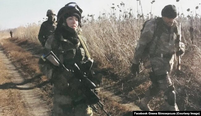 Олена Білозерська, доброволець ДУК ПС, офіцер ЗСУ, автор «Щоденника нелегального солдата»