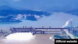 Гидроэлектростанция «Три ущелья» на реке Янцзы в Китае.