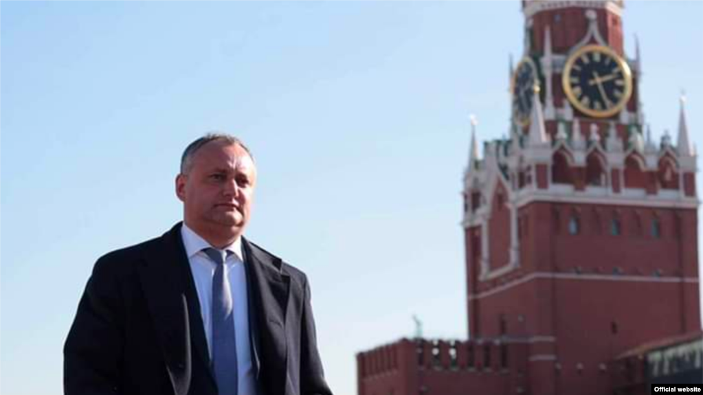 Ex-președintele Igor Dodon, în una din multiplele sale escapade la Moscova