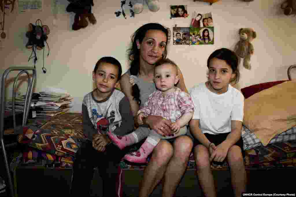 Varvara from Georgia says she had to run when she read in a newspaper that her only brother had been killed. "The most important thing? For mothers the choice is easy. I took my children. Without them I would not have left anywhere."