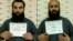 A combo photo shows two Taliban prisoners, Anas Haqqani (left) and Hafiz Rashid, who were released in November 2019.
