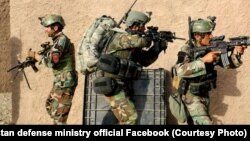 آرشیف، نیروهای افغان در جریان اجرای عملیات نظامی