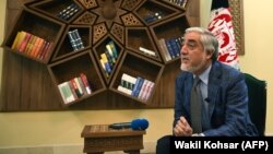 Afghanistan's Chief Executive Abdullah Abdullah