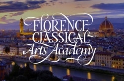Логотип Олексія Чекаля для Флорентійської академії класичного мистецтва, де він також і викладає