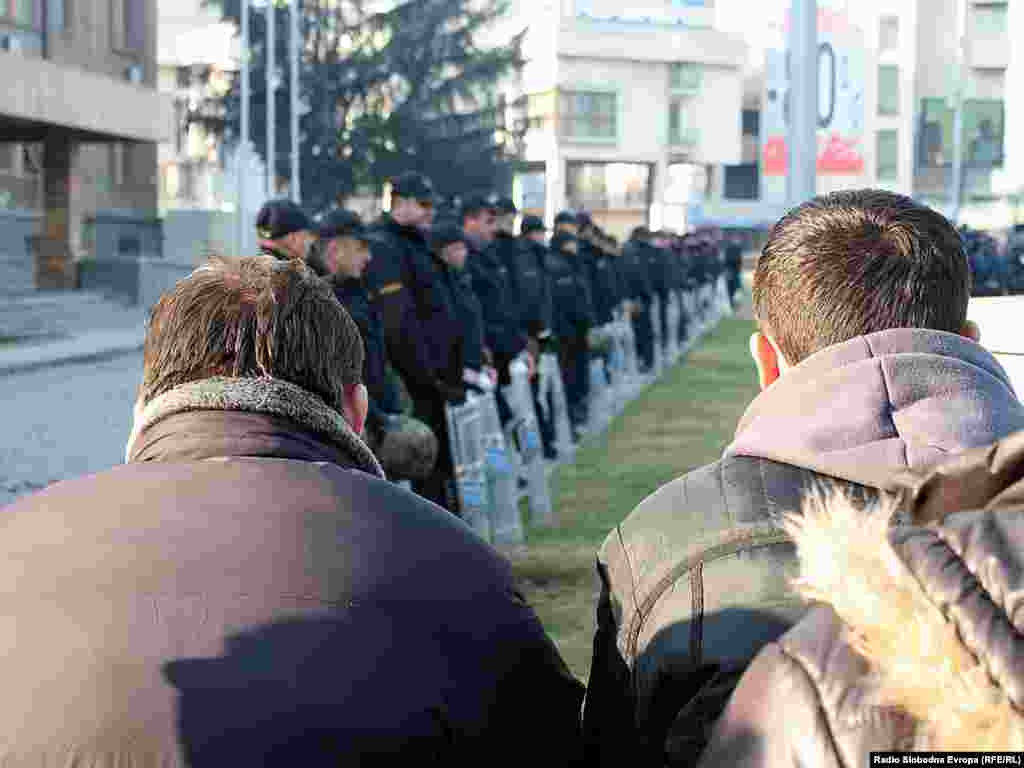 Зголемено полициското присуство низ центарот на градот 