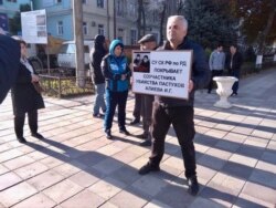 Житель Дагестана, пришедший поддержать Гасангусенова